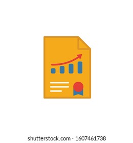 Company Report icon. Simple element from risk management icons collection. Creative Company Report icon ui, ux, apps, software and infographics.