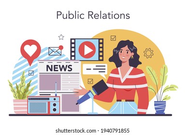 Company reputation concept. Building relationship with people