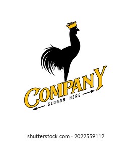 Company rooster logo -  vector