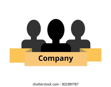 Company sign. Vector, eps 10.