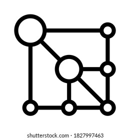 Company Structure Management. Distribution, Division, Connection. Business Outline Icon