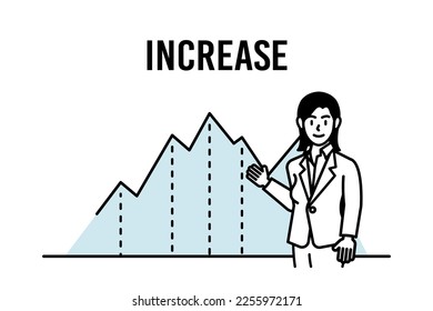 Company success moving forward, challenge or growth to progress, ambition or motivation for improvement concept, confidence businessman standing on growing arrows pointing up in the sky next target.