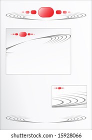 Company templates background vector illustration