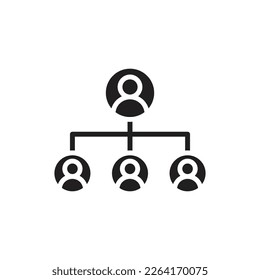 Illustration des Fabrikbaums mit ausgefülltem Symbol