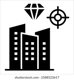 Company Values Icon Element For Design