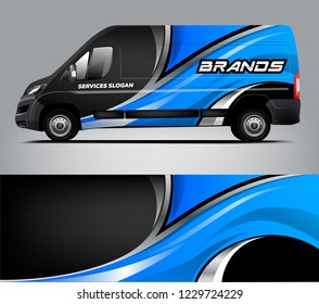 Company van Wrap Design. Ready print wrap and decal design. 