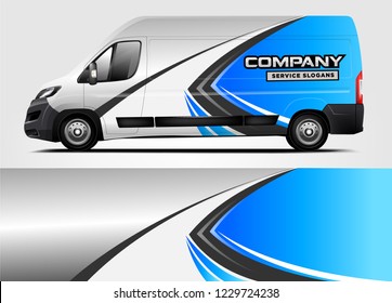 Company van Wrap Design. Ready print wrap and decal design. 