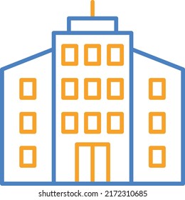 Company vector icon. Can be used for printing, mobile and web applications.