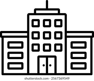 Company vector icon. Can be used for printing, mobile and web applications.