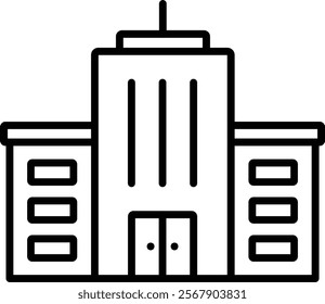 Company vector icon. Can be used for printing, mobile and web applications.