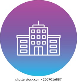 Company vector icon. Can be used for printing, mobile and web applications.