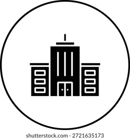 Company vector icon. Can be used for printing, mobile and web applications.