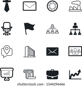 company vector icon set such as: creative, formal, smoke, presentation, fashion, corporate, collar, human, seat, collection, store, tracking, person, protection, briefcase, pin, men, desk, social