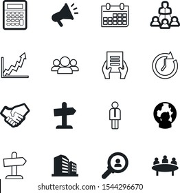 company vector icon set such as: display, event, personal, diagram, button, file, home, organization, page, connect, megaphone, training, money, second, economy, representation, discussion, tree