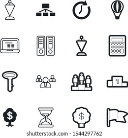 company vector icon set such as: organisation, leadership, arrow, hot, linear, leader, partnership, balloon, binder, silver, travel, traditional, transport, calculation, red, economy, financial