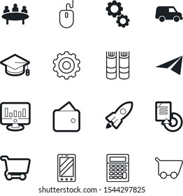 company vector icon set such as: educator, galaxy, bar, automobile, table, educate, machinery, app, report, switch, training, high, swap, copies, flight, click, reload, red, people, cover, documents