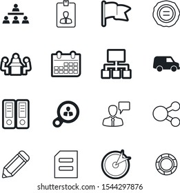 company vector icon set such as: workplace, organisation, swim, lifebuoy, consumer, ink, worker, location, audience, targeting, grunge, auto, idea, date, certificate, folder, blog, personal, ui, flag