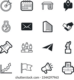 company vector icon set such as: financial, accurate, progress, document, logistic, beaker, logo, newsletter, mail, attachment, development, send, correspondence, tracking, creative, chemical, button