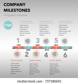 Company - vector infographic