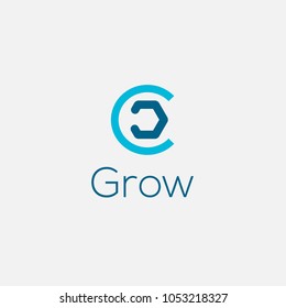 Company vector logo. business logo. Personal development logo. Start up logo