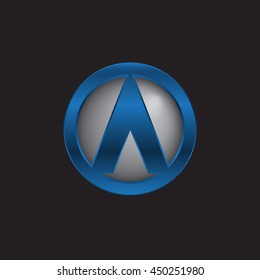 A company vector logo and symbol Design, Letter A logo icon