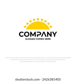 Company Vector logo with your slogan.  Insignias for Your Business. Design Template