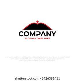 Unternehmen Vector Logo mit Ihrem Slogan.  Insignien für Ihr Unternehmen. Entwurfsvorlage