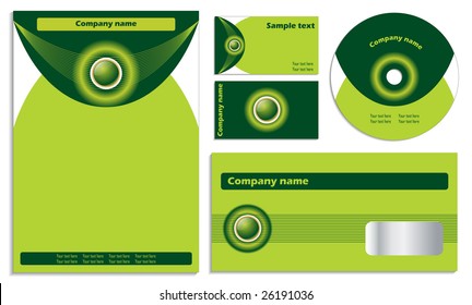 Company vector set