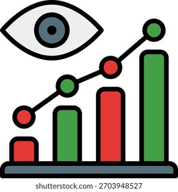Diseño de Vector de visión de empresa en estilo moderno, responsabilidad corporativa para la conciencia del SIDA e ilustración de misión de salud global. Icono de línea llena