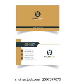 Company visiting card design template