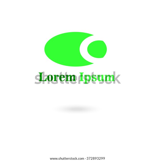 The company\'s logo, a green oval emblem with\
the name on a white\
background