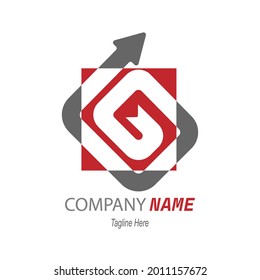 company's logo. Vector illustration for a logo, logo, brand or social project. Flat style