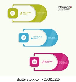 Comparative chart with banner for presentation, informative forms. Option. 