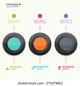 Comparative chart with banner for presentation, informative forms. Option. 