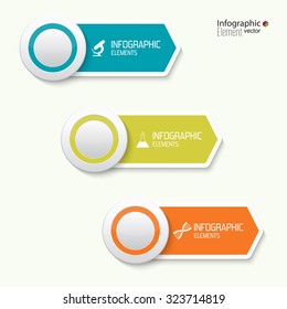 Comparative chart with banner for presentation, informative forms. 