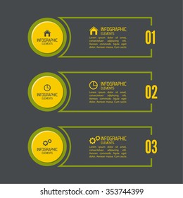 Comparative chart with banner for presentation, informative forms. 