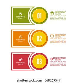 Comparative chart with banner for presentation, informative forms. 
