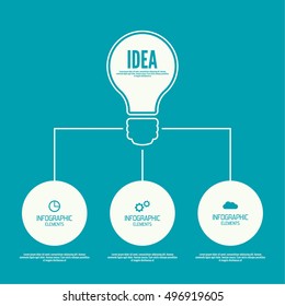 Comparative chart with banner for presentation, informative forms. 