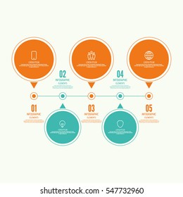 Comparative chart with banner for presentation, informative forms. Infographic option. Info chart Process step by step. 