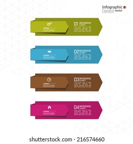 Comparative chart with templates for presentation, informative forms. 