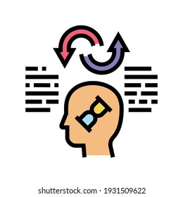 comparative philosophy color icon vector. comparative philosophy sign. isolated symbol illustration