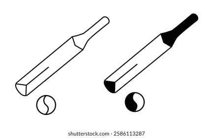 A Comparative Study of Cricket Bat Designs: Outlined vs. Solid Form