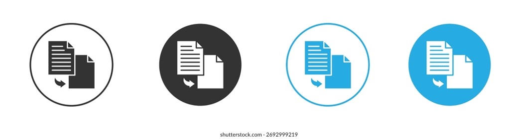 Compare icon in editable flat vector in black and white