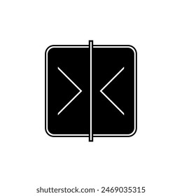 Compare Icon. Exchange, Move. Flexible, Switched. Transfer Symbol - Vector Logo Template. 