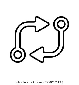 Compare icon. sign for mobile concept and web design. vector illustration