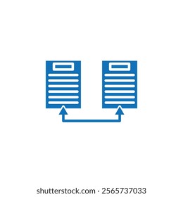 Compare icon Thin line illustration set