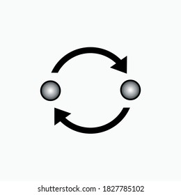 Compare's Icon. Arrow Spread Sign. Flexible Symbol - Vector Logo Template.