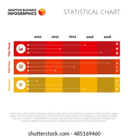 Comparing Three Parts Chart Slide Template