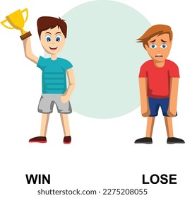 Comparison adjective child explanation card 