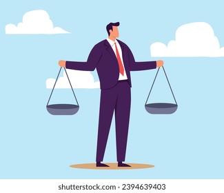 Comparison advantage and disadvantage, integrity or honest truth, pros and cons or measurement, judge or ethical, decision or balance concept